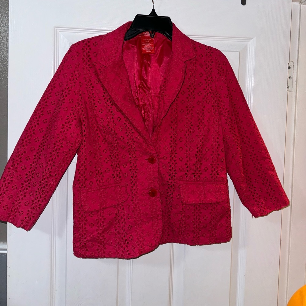 Oscar de la Renta  blazer size 8